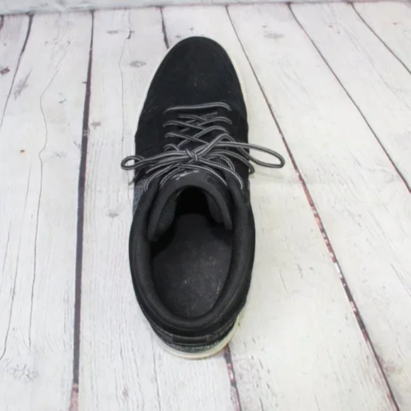 Nike Air Jordan Retro V.1 Black Leather Mesh Low Top Street Sneakers US 11 - Picture 6 of 9